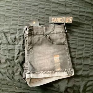 NWT Black Denim Shorts - size 13